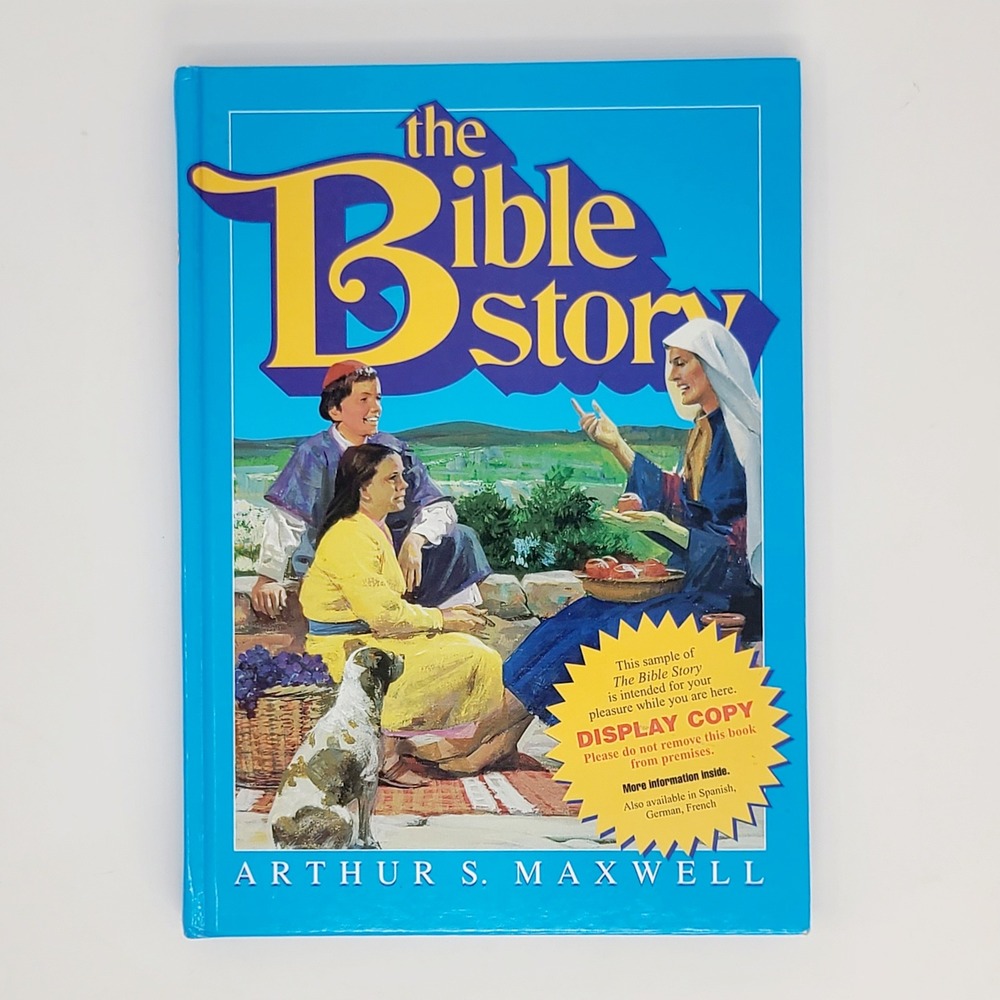 Arthur S Maxwell The Bible Story Vol 1 Childrens Hardcover Blue Good Condition